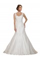 Sweethart V-Neckline Lace Wedding Dress with Shoulder Straps Australia