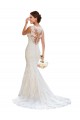 V-Neck Mermaid Vintage Lace Wedding Dress Australia