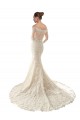Long Sleeves Off the Shoulder Trumpet Lace Wedding Dress Australia