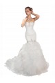 Sweetheart Mermaid Cascading Organza Wedding Dress Australia
