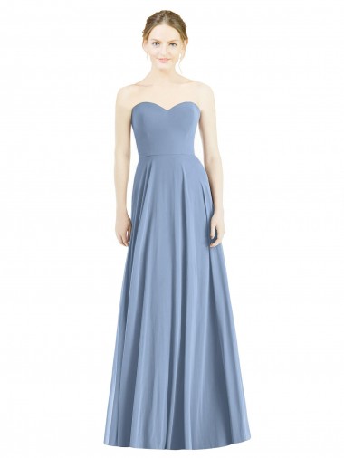 Strapless Sweetheart Chiffon Bridesmaid Dress Australia