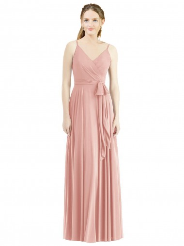 Romantic Full length Long Chiffon Bridesmaid Dress Australia