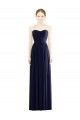Low Back Draped Strapless Chiffon Formal Bridesmaid Dress  Australia
