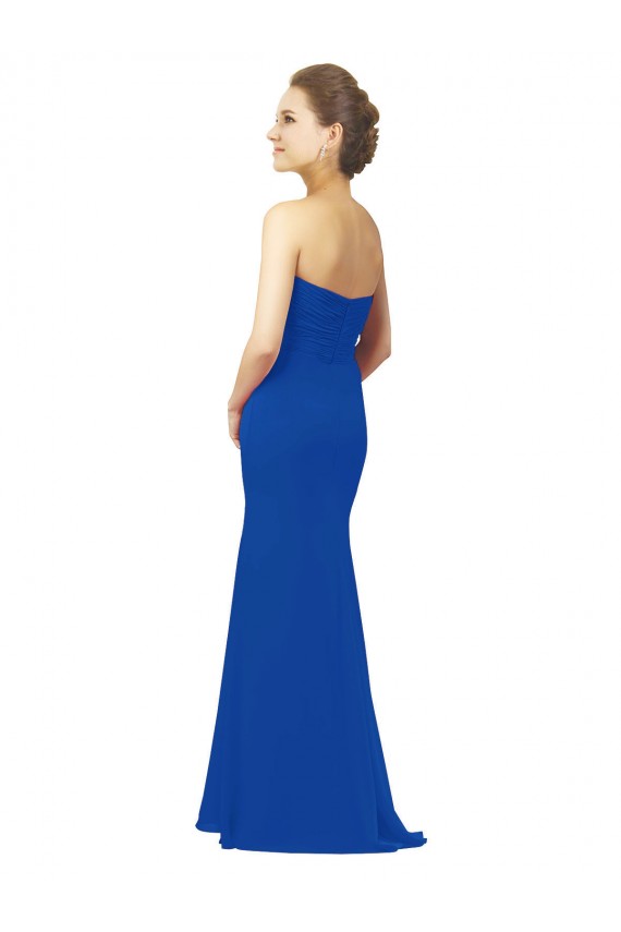 Elegant Chiffon Bridesmaid Dress with Matching Tie Australia