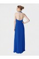 Long Full Length Chiffon Halter Bridesmaid Dress Australia