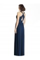 Cut Out Back Long Chiffon V-Neck Bridesmaid Dress Australia