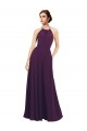 Elegant Chiffon Bridesmaids Dress with Softly Draped Bodice Australia