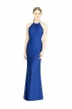 Criss Cross Low Back Halter Chiffon Bridesmaid Dress Australia