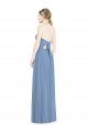 Halter Neck Tie Back Long Chiffon Bridesmaid Dress Australia