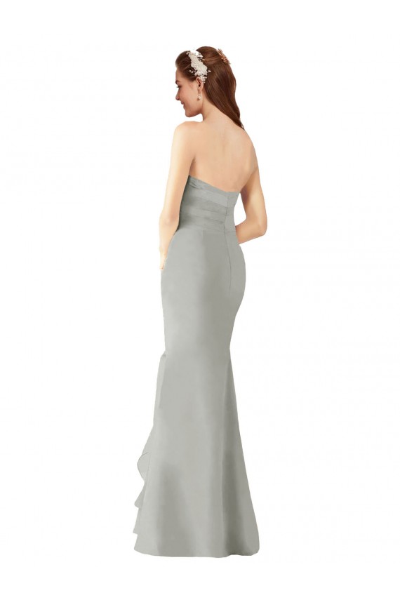 Strapless Chiffon Bridesmaids Dress with Sweetheart Neckline Australia