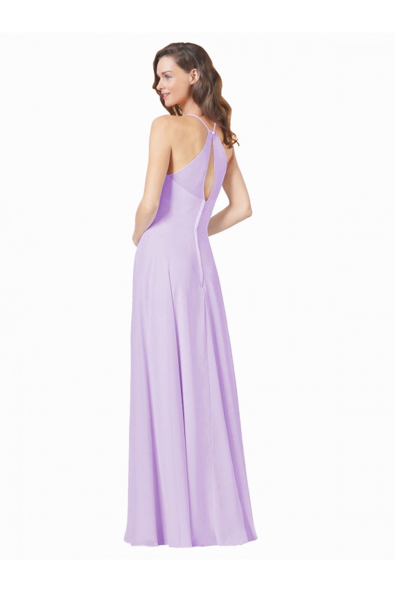 Simple Chiffon Bridesmaid Dress with Pocket Australia