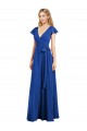 Flutter Sleeves Faux Wrap Chiffon Bridesmaid Dress Australia