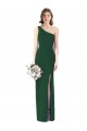 One Shoulder Chiffon Trumpet Bridesmaid Dress Australia