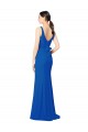 Low Back Sleeveless Chiffon Bridesmaid Dress with Side Slit Australia