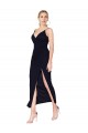 Chiffon High Neck Spaghetti Straps Short Cocktail Bridesmaid Dress / Formal Prom Dress Australia