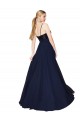 Sweetheart High Neck Sequin Top Long Chiffon Bridesmaid Dress / Prom Dress Australia