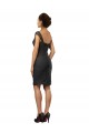 Knee Length Lace Bridesmaid Dress / Cocktail Dress with Matching Chiffon Tie Sash Australia