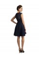 Short V-Neck Lace Cocktail Bridesmaid Dress with Illusion Back Australia