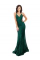 Black Tie Sleek Fishtail Shaped Long Lace Bridesmaid Dress / Prom Dress Australia