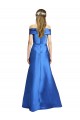 Sleeveless Off the Shoulder Ball Gown Formal Satin Bridesmaid Dress / Prom Dress Australia
