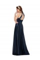 Long Formal Satin Bridesmaid Gown with Halter Neckline Australia