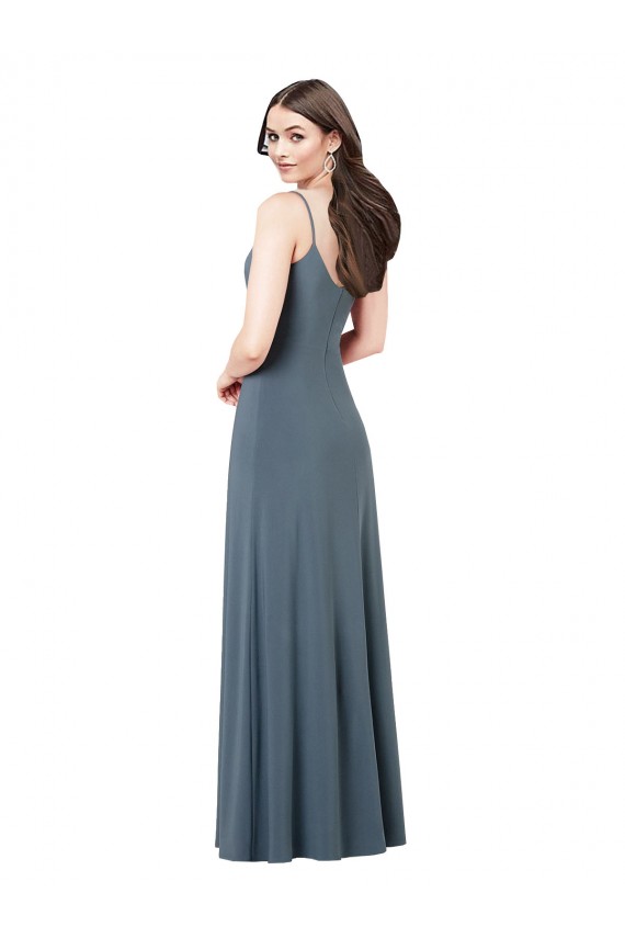 Classic Spandex Bridesmaid Dress / Prom Dress with Scoop Neckline Australia