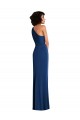 Grecian Inspired One Shoulder Twist Draped Maxi Spandex Bridesmaid Dress / Prom Dress Australia