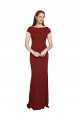 Cap Sleelves Mermaid Formal Crepe Bridesmaid Dress / Prom Dress Keyhole Back Australia
