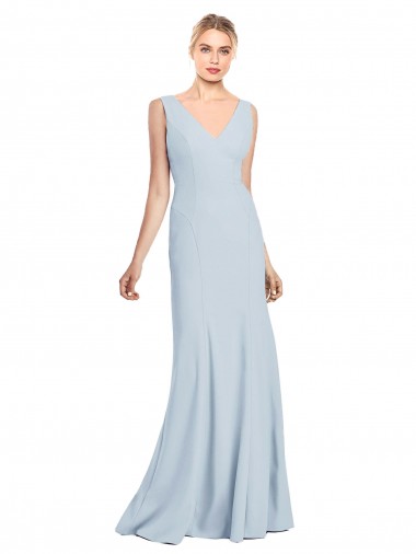 Sleeveless Seamed Bodice Trumpet Bridesmaid Dress / Prom Dress Australia