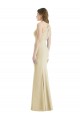 Criss Cross Twist Cutout Back Trumpet Bridesmaid Dress / Prom Dress Australia