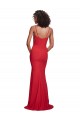 Spaghetti Strap Slip Neckline Formal Crepe Bridesmaid Dress / Prom Dress Australia