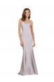 Crepe Mermaid Bridesmaid Dress / Prom Dress with Low Back Australia