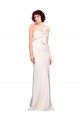 Strapless Crepe Fitted Bridesmaid Dress / Prom Dress with Twist Bow Australia
