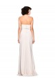 Strapless Crepe Fitted Bridesmaid Dress / Prom Dress with Twist Bow Australia