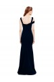 Sleeveless Formal Crepe Mermaid Bridesmaid Dress / Prom Dress with Side Slit Australia