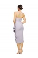 Short Cocktail Length Strapless Formal Crepe Bridesmaid Dress / Prom Dress with Ruffles Australia