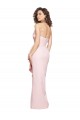 Strapless Long Full Length Ruffles Low Back Formal Crepe Bridesmaid Dress / Prom Dress Australia
