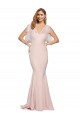 Double Bow Full Length Sweetheart Formal Crepe Bridesmaid Dress / Prom Dress with Tulle Overlay Australia