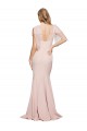 Double Bow Full Length Sweetheart Formal Crepe Bridesmaid Dress / Prom Dress with Tulle Overlay Australia