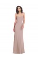 Strapless Princess Line Formal Crepe Mermaid Bridesmaid Dress / Prom Dress Australia