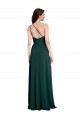 A-Line Slim One Shoulder Formal Crepe Bridesmaid Dress / Prom Dress with Asymmetrical Straps and Side Slit Australia
