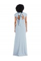 Cap Sleeve Cutout Tie Back Trumpet Bridesmaid Dress Australia