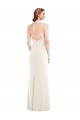 Halter Tuxedo Maxi Bridesmaid Dress / Prom Dress with Front Slit Australia