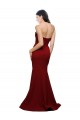 Long Full Length Sweetheart Slim Formal Crepe Bridesmaid Dress / Prom Dress with Strapless Bodice Australia