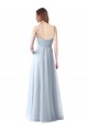 Wrapped Ruched Natural Waist Slim Soft Tulle Bridesmaid Dress Australia