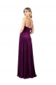 Draped Neckline Spaghetti Straps Formal Velvet Bridesmaid Dress / Prom Dress Australia