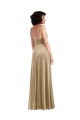 Square Neck Formal Velvet Maxi Bridesmaid Dress / Prom Dress with Front Slit Australia