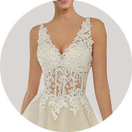V-Neck Wedding Dresses Australia